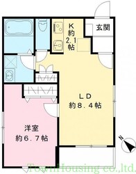 仮称　フィカーサＫ下馬の物件間取画像